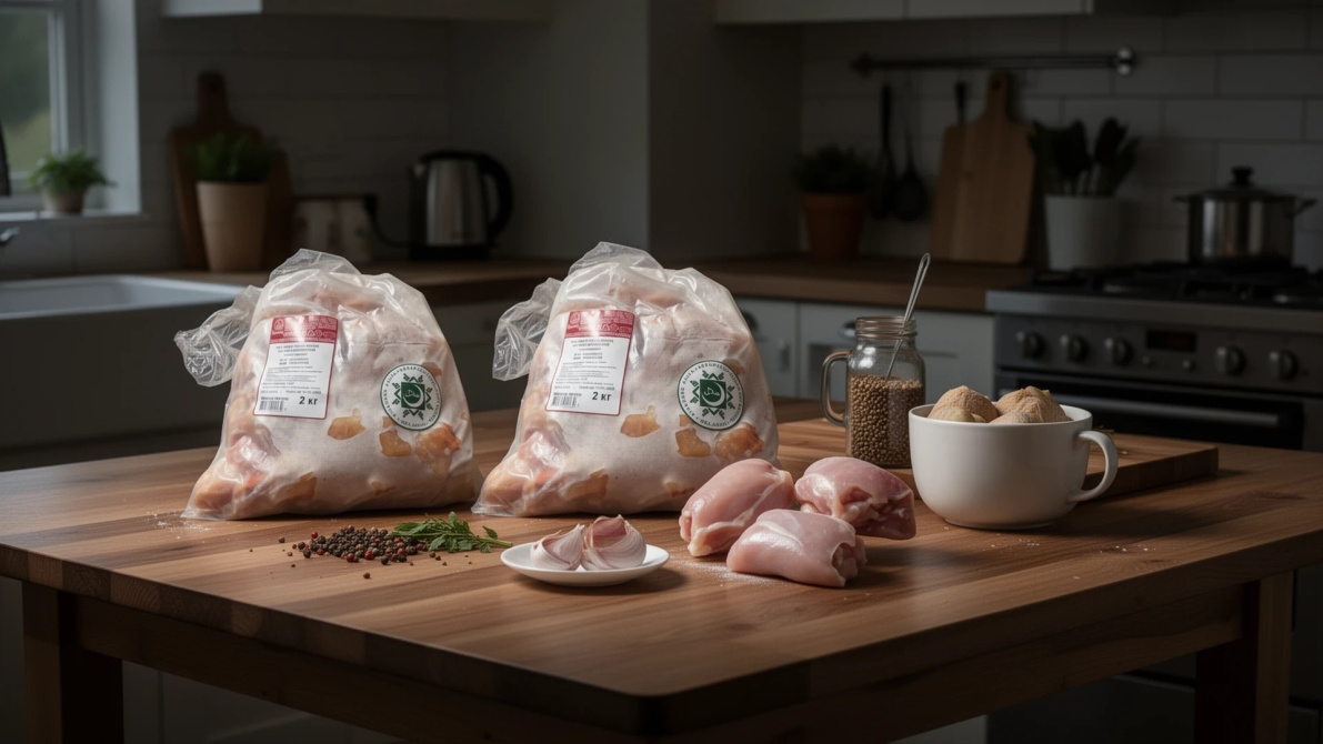 Филе куриное с бедра, Беларусь. Упаковка 2кг.